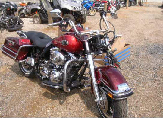 Wrecked Motorcycle For Sale