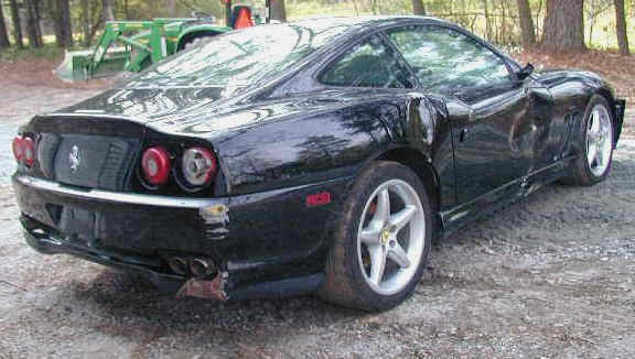 Repairable Ferrari 550 Maranello - Collision Damage