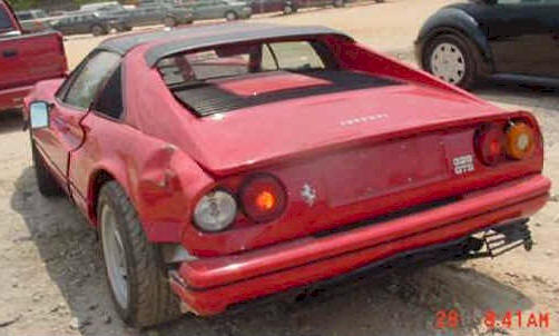 WRECKED FERRARI Wrecked Ferrari For Sale 360 Spider